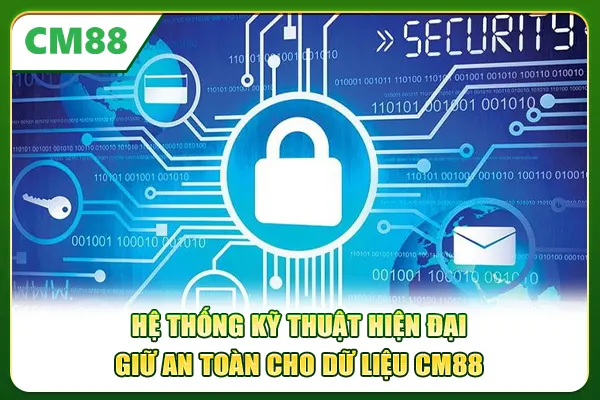 Hệ thống kỹ thuật hiện đại giữ an toàn cho dữ liệu CM88