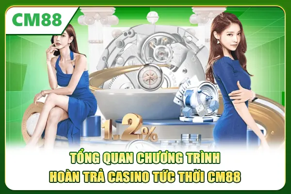 Tổng quan chương trình hoàn trả Casino tức thời CM88